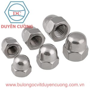 Đai ốc mũ inox